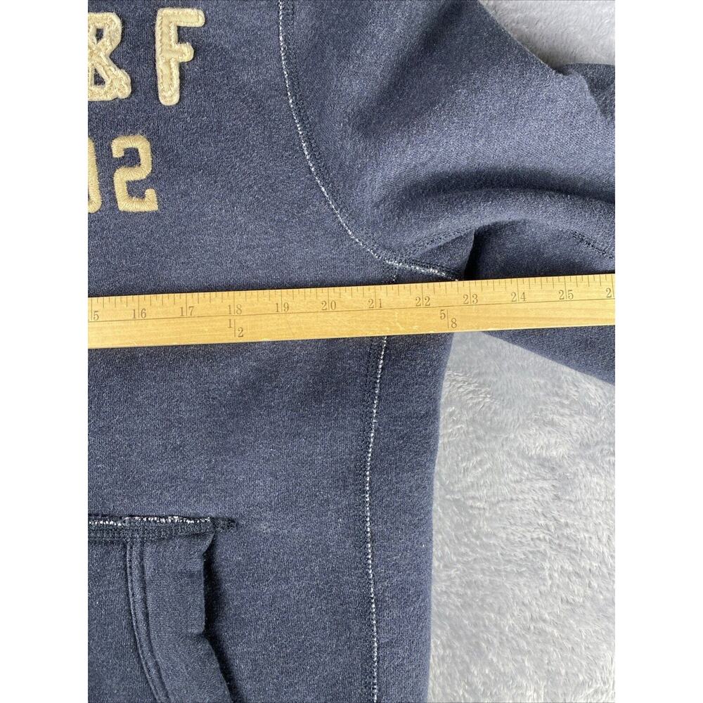Vintage Y2K Abercrombie & Fitch Fur‎ Lined Zip Hoodie Preppy Women's L - Picture 11 of 12
